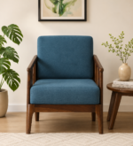 Aurelia Premium Fabric Upholstered 1 Seater Lounge Sofa for Modern Living Spaces