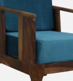 Aurelia Premium Fabric Upholstered 1 Seater Lounge Sofa for Modern Living Spaces - Image 3