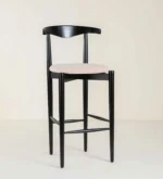 Axton Solid Wood Bar Chairs in Honey Finish (Set of 2) - Image 3