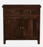 Ayaan Solid Sheesham Wood Storage Cabinet In Honey Finish - Image 7