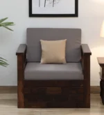 Camden Premium Fabric Single Seater Sofa - Image 7