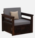 Camden Premium Fabric Single Seater Sofa - Image 9