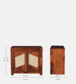 Cedar Bloom Contemporary Storage Cabinet - Image 5