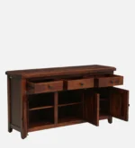 Devansh Sheesham Wood Cabinet With Double Door Storage - Image 5