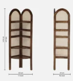 Dharitri Solid Sheesham Wood Bookshelf in Natural Oak Finish - Image 3