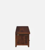 Driftara Solid Wood TV Unit with Open Shelves in Warm Walnut Finish - Image 3