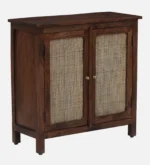 Elara Sheesham Wood Storage Cabinet in Walnut Finish - Image 4