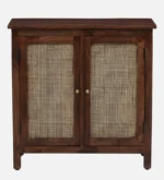Elara Sheesham Wood Storage Cabinet in Walnut Finish - Image 9