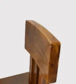 Elara Solid Wood Bar Stool in Walnut Finish - Image 7