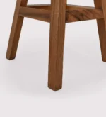 Elara Solid Wood Bar Stool in Walnut Finish - Image 9