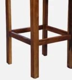 Elmwood Sheesham Wood Bar Table Set in Provincial Teak Finish With (Set of 2) - Image 2