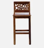Elmwood Sheesham Wood Bar Table Set in Provincial Teak Finish With (Set of 2) - Image 3