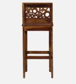 Elmwood Sheesham Wood Bar Table Set in Provincial Teak Finish With (Set of 2) - Image 5