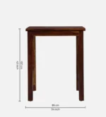 Elmwood Sheesham Wood Bar Table Set in Provincial Teak Finish With (Set of 2) - Image 8