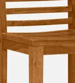 Frden Sheesham Wood Bar Chairs in Light Teak Finish (Set of 2) - Image 8