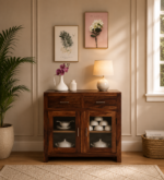 Handcrafted Wooden Crockery Cabinet