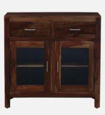 Handcrafted Wooden Crockery Cabinet - Image 4