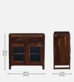 Handcrafted Wooden Crockery Cabinet - Image 3