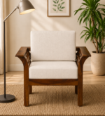 Harper Modern Fabric 1 Seater Sofa with Superior Comfort and Contemporary Appeal