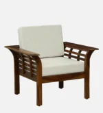 Harper Modern Fabric 1 Seater Sofa with Superior Comfort and Contemporary Appeal - Image 3