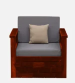 Harper Premium Lounge Style Fabric 1 Seater Sofa with Cushioned Seating - Image 2