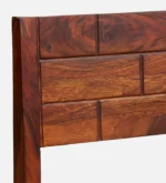 Iorvik Wooden Bar Chairs in Premium Teak Finish (Set of 2) - Image 4