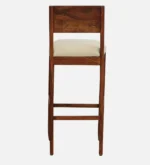 Iorvik Wooden Bar Chairs in Premium Teak Finish (Set of 2) - Image 7
