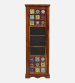 Ishaan Sheesham Wood Library Bookshelf In Walnut Finish - Image 6