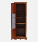 Ishaan Sheesham Wood Library Bookshelf In Walnut Finish - Image 3
