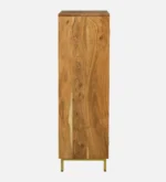 Itihas Solid Sheesham Wood Bookshelf with Straight Legs in Honey Oak Finish - Image 3