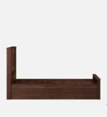 Jorwin Sheesham Solid Wood Queen Size Hydraulic Storage Bed in Light Oak Finish - Image 3