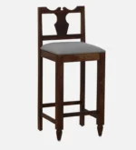Jranton Wooden Bar Stools in Rustic Honey Finish (Set of 2) - Image 3