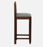 Jranton Wooden Bar Stools in Rustic Honey Finish (Set of 2) - Image 5