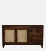 Kavya Sheesham Wood Multipurpose Cabinet In Natural Finish - Image 2