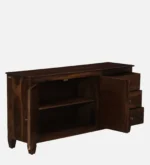 Kavya Sheesham Wood Multipurpose Cabinet In Natural Finish - Image 6