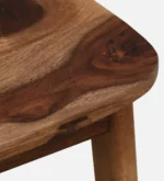 Kelmont Solid Wood High Chairs in Classic Brown Finish (Set of 2) - Image 3