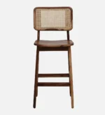 Kelmont Solid Wood High Chairs in Classic Brown Finish (Set of 2) - Image 5