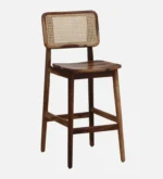 Kelmont Solid Wood High Chairs in Classic Brown Finish (Set of 2) - Image 8