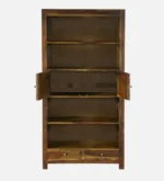 Kramik Solid Sheesham Wood Bookshelf in Natural Oak Finish - Image 5