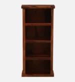 Lambvar Solid Sheesham Wood Book Rack in Warm Walnut Finish - Image 5