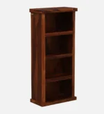 Lambvar Solid Sheesham Wood Book Rack in Warm Walnut Finish - Image 7