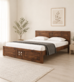 Lavina Solid Wood Bed Without Storage
