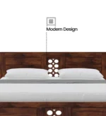 Lavina Solid Wood Bed Without Storage - Image 2