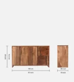 Maple Harmony Premium Wooden Organizer Cabinet - Image 12