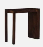 Maplecrest Sheesham Wood Bar Table Set in Provincial Teak Finish With (Set of 2) - Image 8