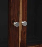 Modern Wooden Crockery Unit with Storage - Image 5
