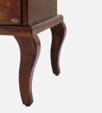 Mudrika Sheesham Wood TV Cabinet with Hand Carved Details in Raw Brown - Image 4