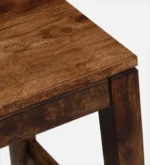 Northfield Sheesham Wood Bar Table Set in Provincial Teak Finish With (Set of 2) - Image 3