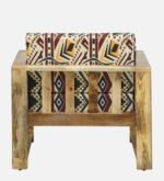 Nova Luxury Fabric Armchair with Comfortable Backrest and Wide Seating - Image 5