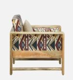 Nova Luxury Fabric Armchair with Comfortable Backrest and Wide Seating - Image 7